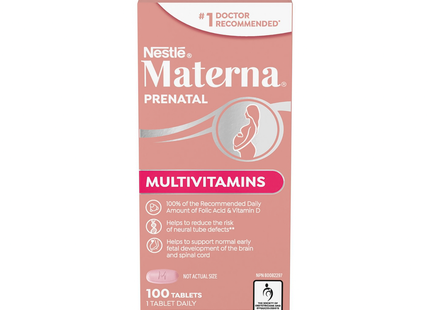 Materna - Prenatal Multivitamins | 100 Tablets