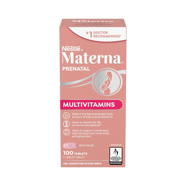 Materna - Prenatal Multivitamins | 100 Tablets