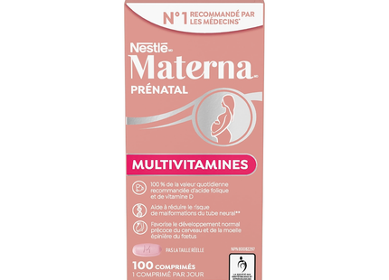 Materna - Prenatal Multivitamins | 100 Tablets