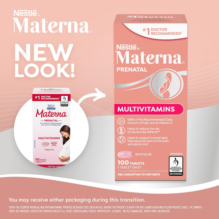 Materna - Multivitamines prénatales | 100 comprimés