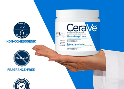 CeraVe - Crème Hydratante Pour Peaux Normales À Sèches | 453 g