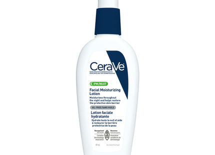 CERAVE - Lotion Hydratante Visage PM - Nuit/Nuit | 59 ou 89 ml 