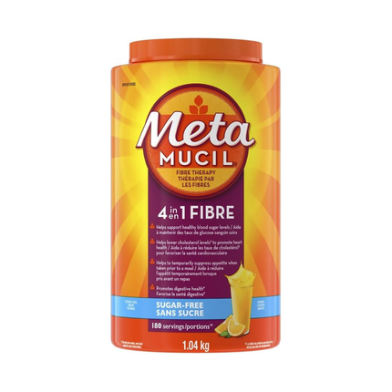 Metamucil – Fibre 4 en 1, saveur orange | 1,04 kg