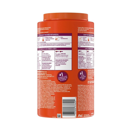Metamucil – Fibre 4 en 1, saveur orange | 1,04 kg