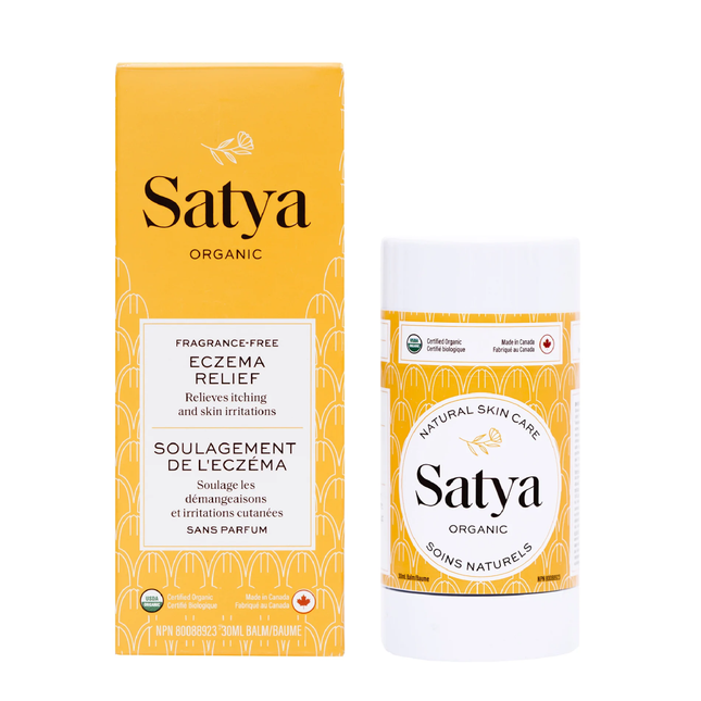 Satya - Baume biologique pour soulager l'eczéma - Sans parfum | 30 ml