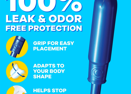 Tampax - Pearl LeakGuard Protection Unscented Tampons, Super | 18 Tampons