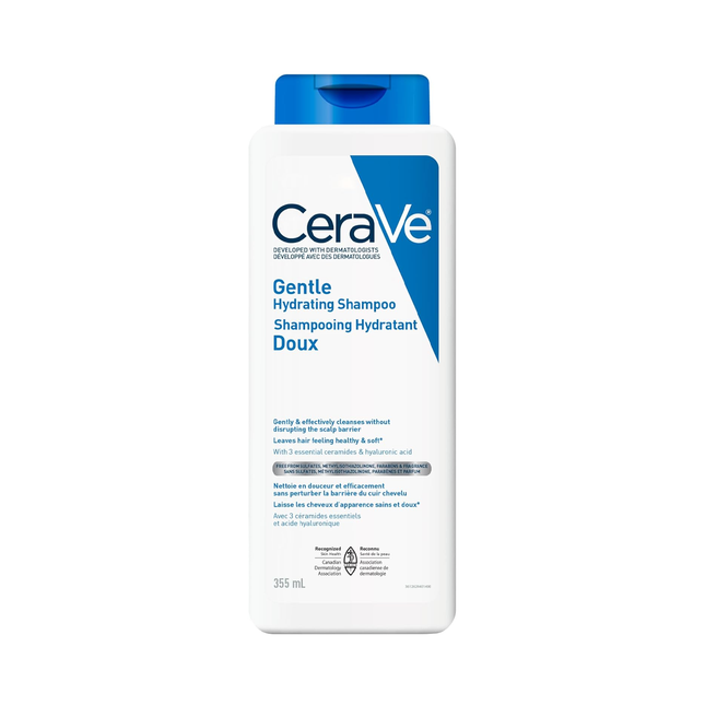 CeraVe - Gentle Hydrating Shampoo for Men & Women, For All Hair Types | 355 mL