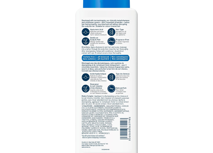 CeraVe - Gentle Hydrating Shampoo for Men & Women, For All Hair Types | 355 mL