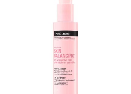 Neutrogena Skin Balancing Milky Cleanser for Dry & Sensitive Skin | 186 ml