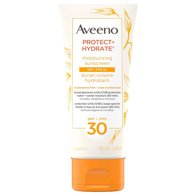Aveeno - Protect + Hydrate - Écran solaire hydratant - SPF 30 | 88 ml
