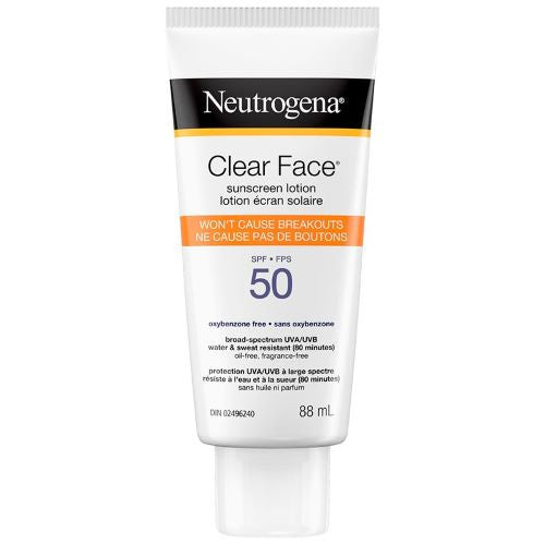 Neutrogena Clear Face Sunscreen Lotion - SPF 50 | 88ml