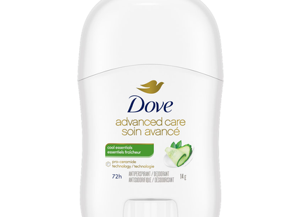 Dove - Advanced Care Cool Essentials 72H Antiperspirant Stick - Travel Size | 14 g