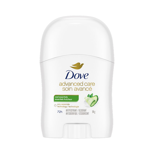 Dove - Advanced Care Cool Essentials 72H Antiperspirant Stick - Travel Size | 14 g