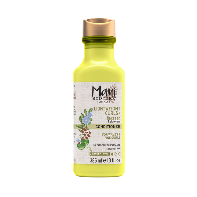 Maui Moisture - Lightweight Curls+ Conditioner, Flaxseed & Aloe Vera | 385 mL