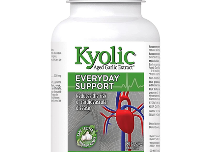Kyolic - Aged Garlic Extract Everyday Support - Formula 100 | 180 Capsules