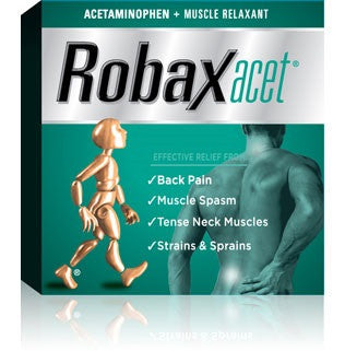 Robaxacet Effective Pain Relief Caplets | 18 Caplets