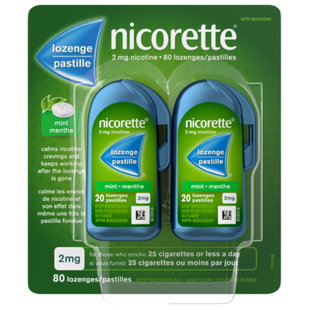 Nicorette 2 mg Nicotine Lozenges - Mint | 80 Lozenges