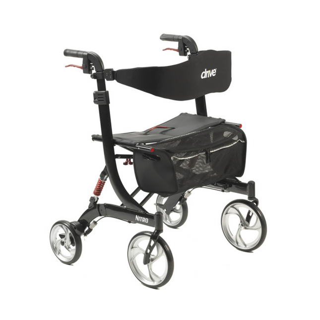 Drive - Nitro HD Euro Rollator, Black