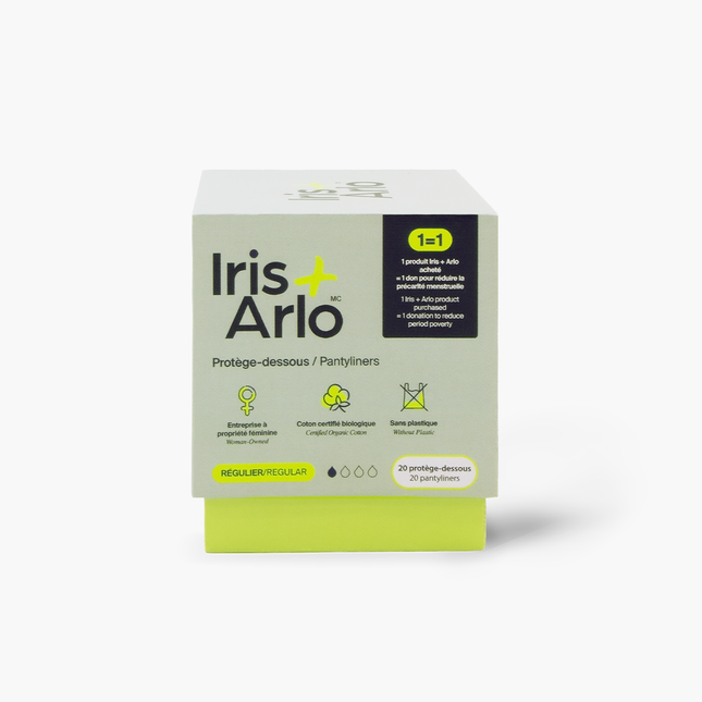 Iris + Arlo Inc. - Protège-slips | Rég. 20 ct