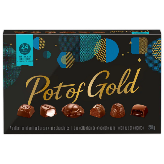 Hershey's - Pot of Gold Milk Chocolate Collection - Soft and Creamy Milk Chocolate | 246 g