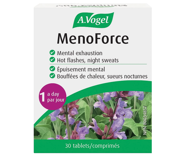A.Vogel - MenoForce Menopausal Symptoms Supplement | 30 Tablets – White ...