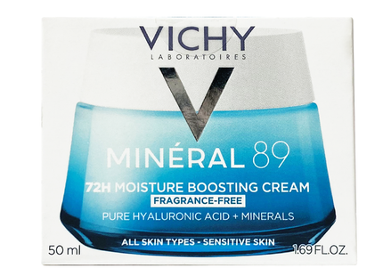 Vichy - Mineral 89 Crème Hydratante Boost 72H Sans Parfum | 50 ml