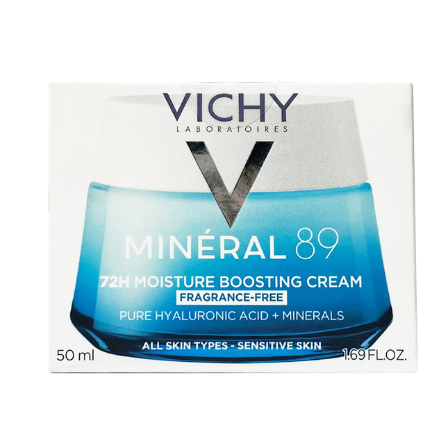Vichy - Mineral 89 72H Moisture Boosting Cream Fragrance Free | 50 mL