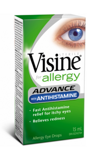 Visine pour les allergies avec des gouttes oculaires antihistaminiques | 15 ml