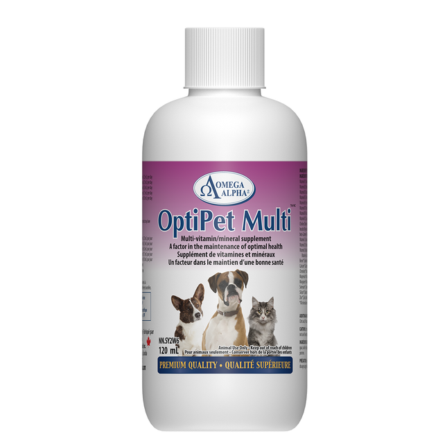 Omega Alpha - Supplément OptiPet Multi | 120 ml