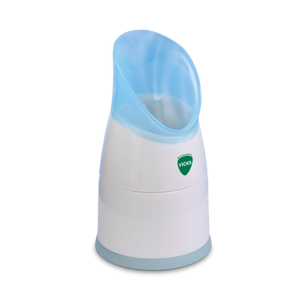 Vicks – Inhalateur de vapeur portable avec pastilles mentholées | 1 inhalateur + 5 pastilles