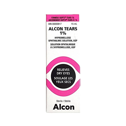 Alcon - Tears 1%, Relieves Dry Eyes | 15 mL