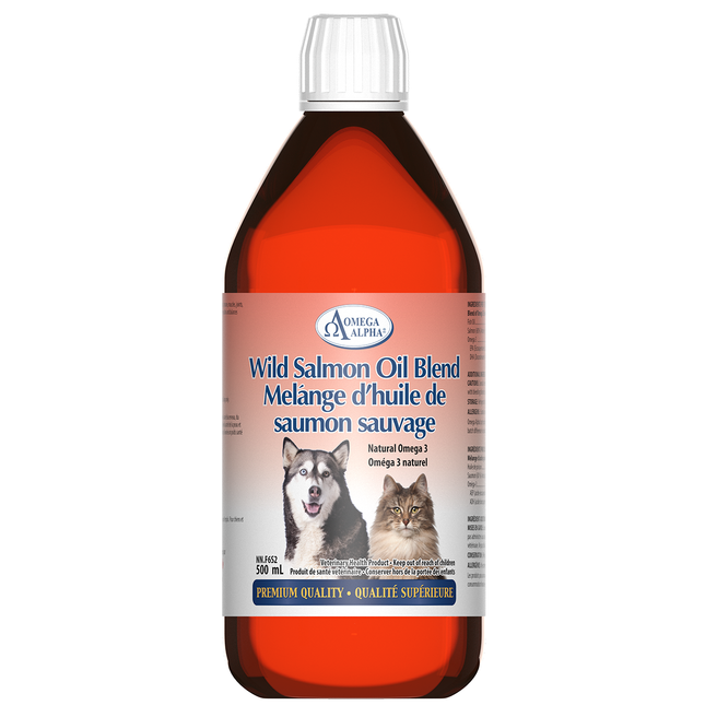 Omega Alpha – Mélange d'huiles de saumon sauvage | 500 ml