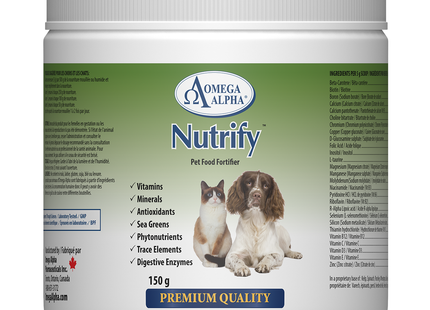 Omega Alpha - Nutrify Pet Food Fortifier | 150 g