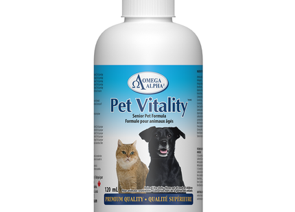 Omega Alpha - Pet Vitality Senior Pet Formula | 120 mL