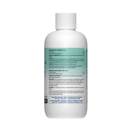 Omega Alpha - Acide Hyaluronique pour Chats et Chiens | 120 mL