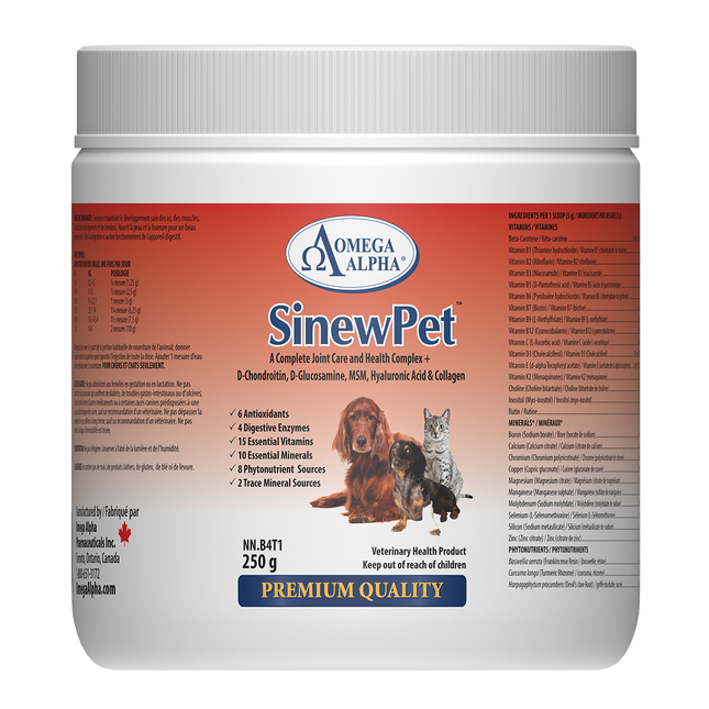 Omega Alpha - Complexe SinewPet+ | 250 g
