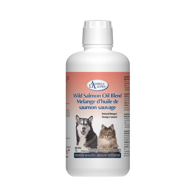 Omega Alpha - Mélange d'huiles de saumon sauvage | 1 L