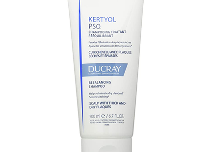 Ducray - Kertyol P.S.O Rebalancing Shampoo - Scalp Subject To Chronic Dry Plaques |  200 mL