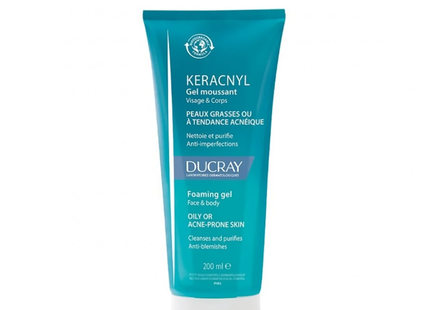 Ducray - Keracynl Foaming Gel - Face & Body | 200 mL