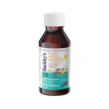 Buckley's - Sirop contre le rhume et la toux pour enfants Jack & Jill | 100 ml