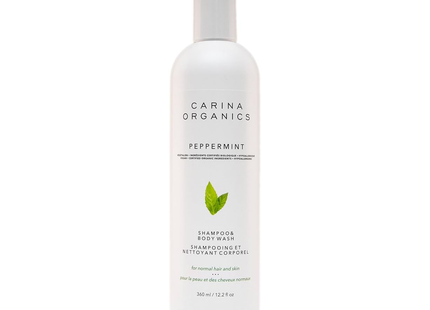 Carina Organics - Shampoo & Body Wash, Peppermint | 360 mL