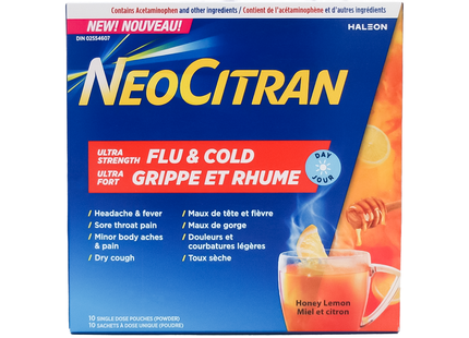 NeoCitran - Ultra Strength Flu & Cold | 10 Pouches