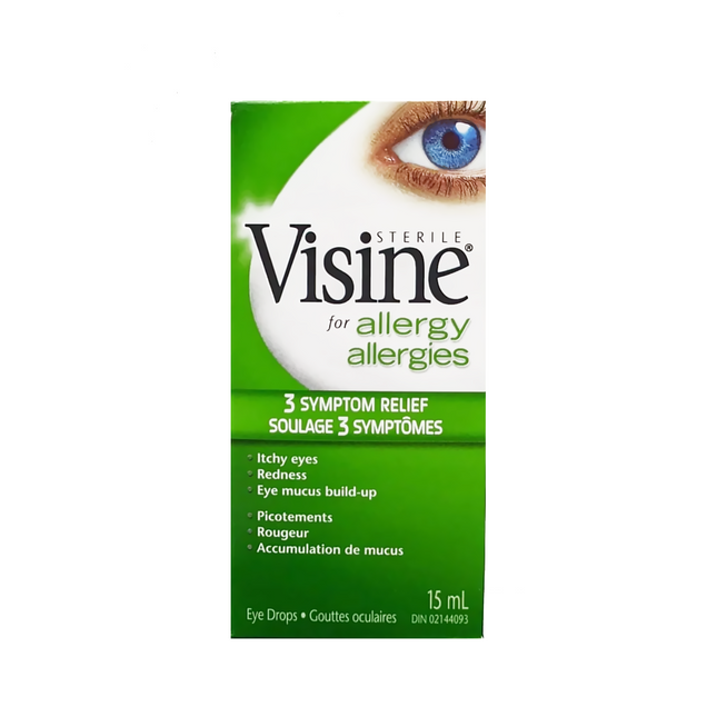 Visine - Allergy 3 Symptom Relief Eye Drops | 15 ml