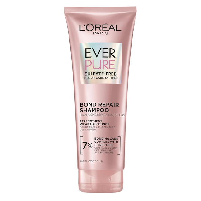 L'Oréal - Shampooing réparateur Bond 7% Ever Pure, renforce les liaisons capillaires faibles | 200 mL