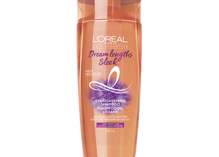 L'Oréal Paris - Dream Lengths Sleek Straightening Shampoo, Long Frizzy Hair | 386 mL