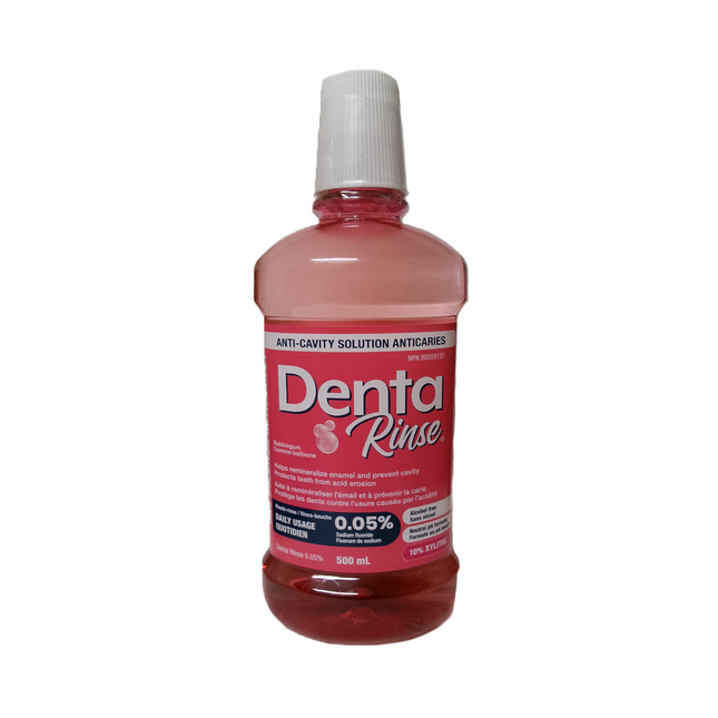 Denta Rinse - Anti Cavity Mouth Rinse - Bubblegum | 500 mL