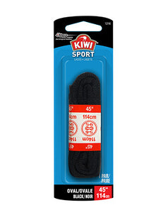Kiwi Sport Laces - Oval Black | 45"