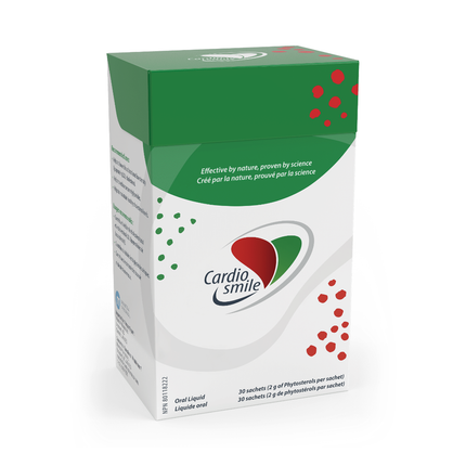Cardiosmile - Sachets de phytostérols liquides oraux | 30 Sachets x 10,5 mL