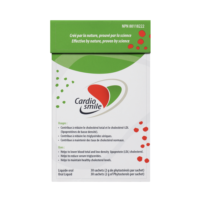 Cardiosmile - Oral Liquid Phytosterol Sachets | 30 Sachets x 10.5 mL
