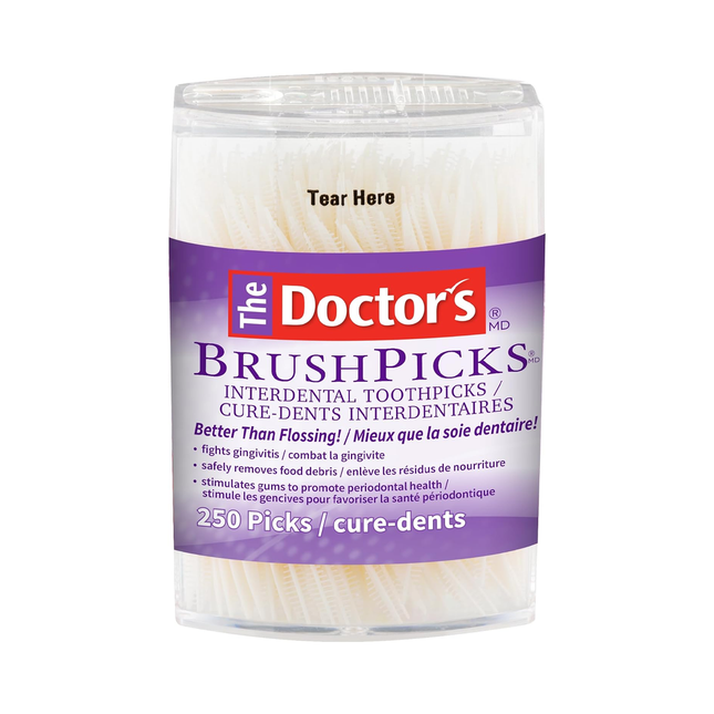 The Doctor's - Brush Picks Interdental Toothpicks | 250 Picks